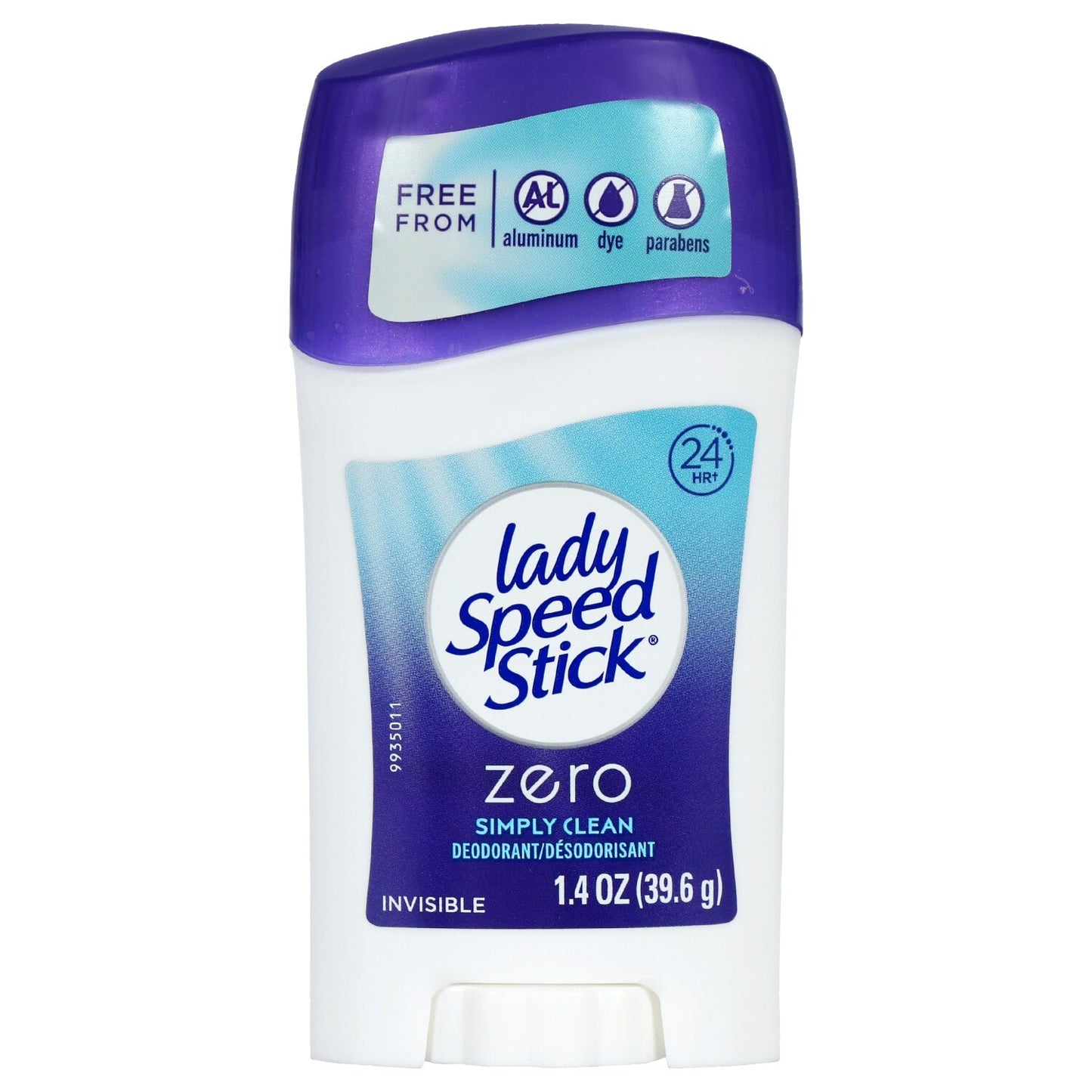 Lady Speed Stick Zero Simply Clean Deodorant, 1.4 oz. Sticks (Pack of 12)