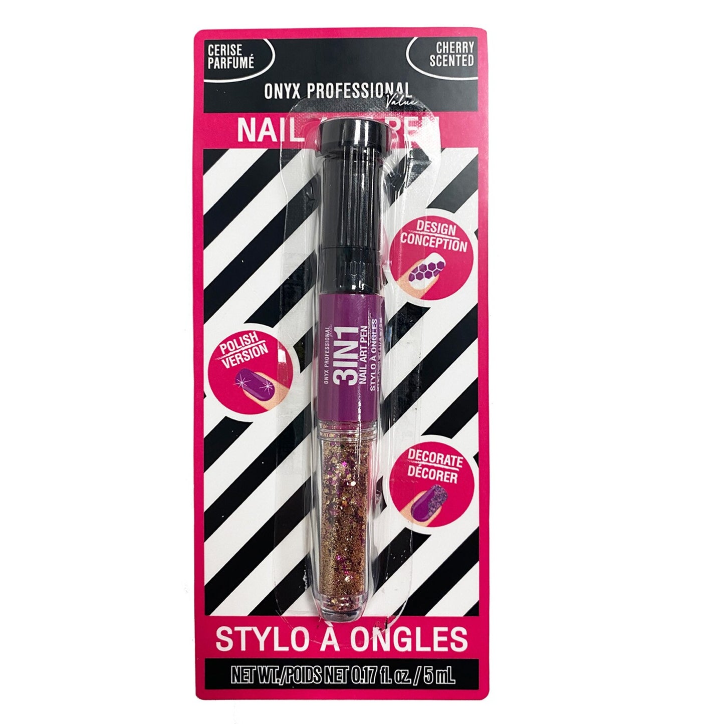 Sassy+Chic 3-in-1 Nail Art Pens (Pack of 32)