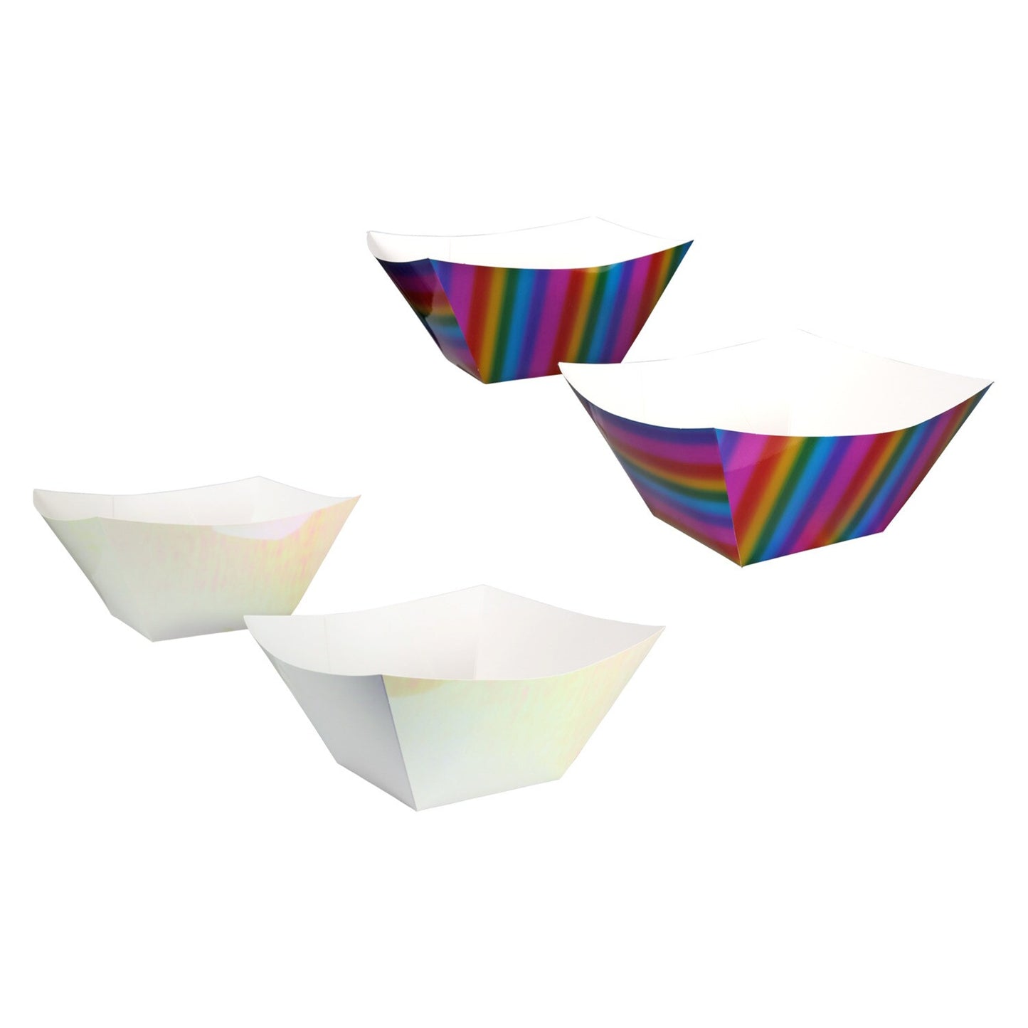Large Flat Colorful Paper Bowls, 2-ct. Packs (Pack of 36)