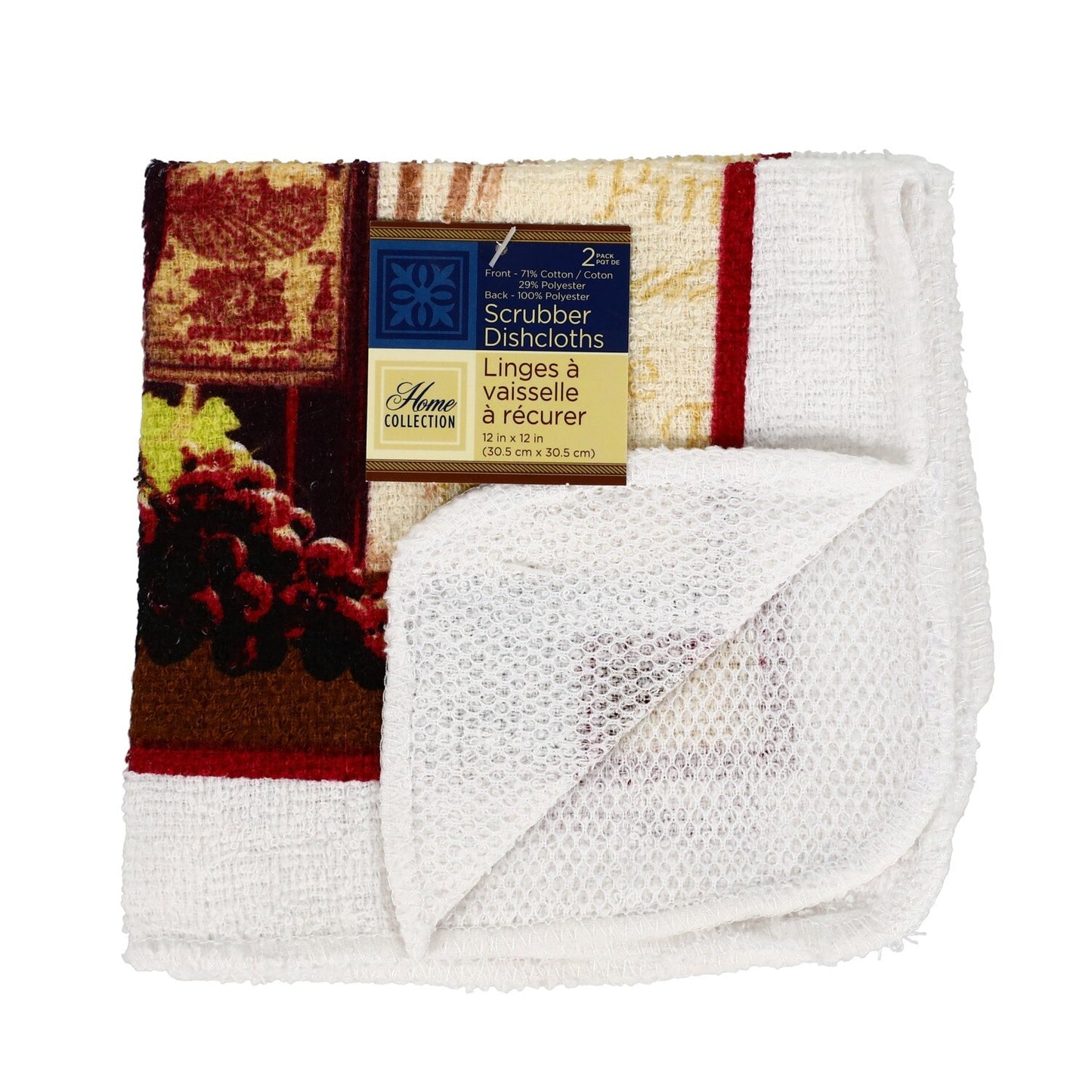 Home Collection Wine-Themed Dish Cloths, 2-ct. Packs (Pack of 12)