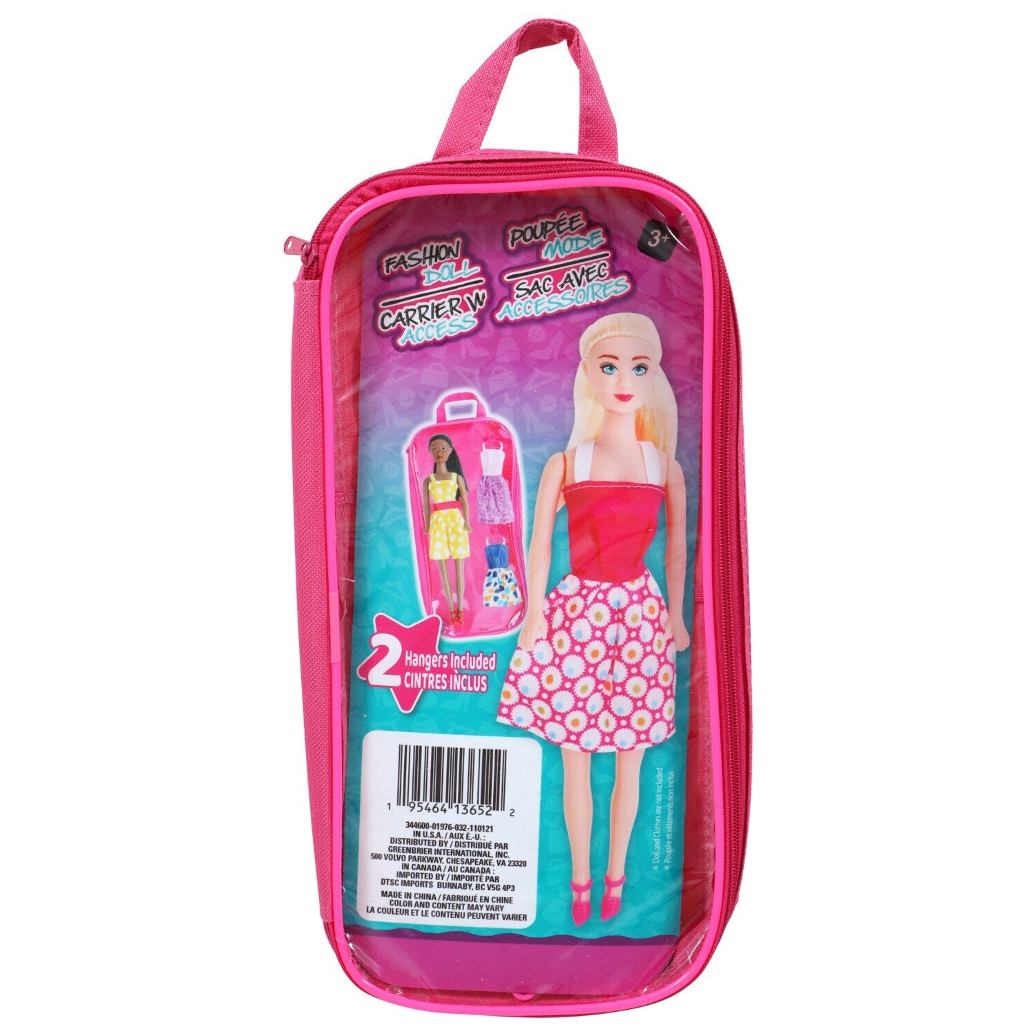 Fashion Doll Carriers, 13.875x6.25x1.25 in. (Pack of 30)