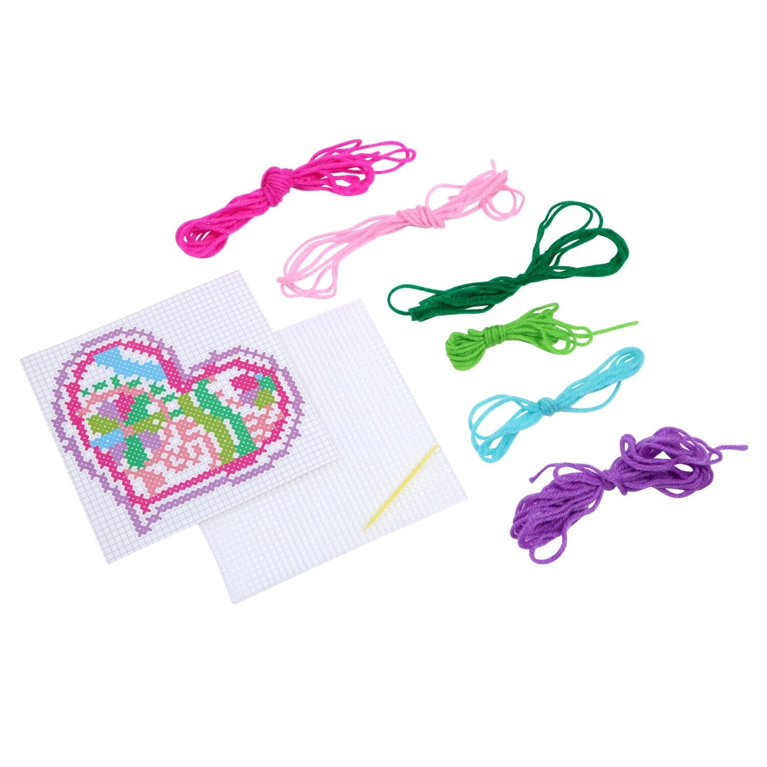 Creative Kids Colorful Cross Stitch Kits (Pack of 36)