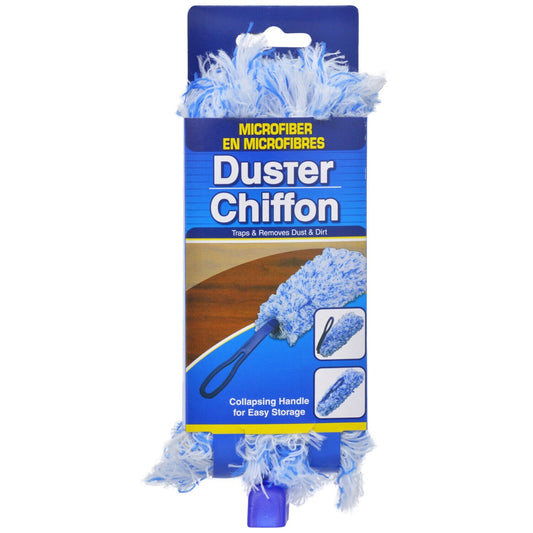 Driver's Choice Microfiber Car Dusters with Handles, 12-in. (Pack of 24)
