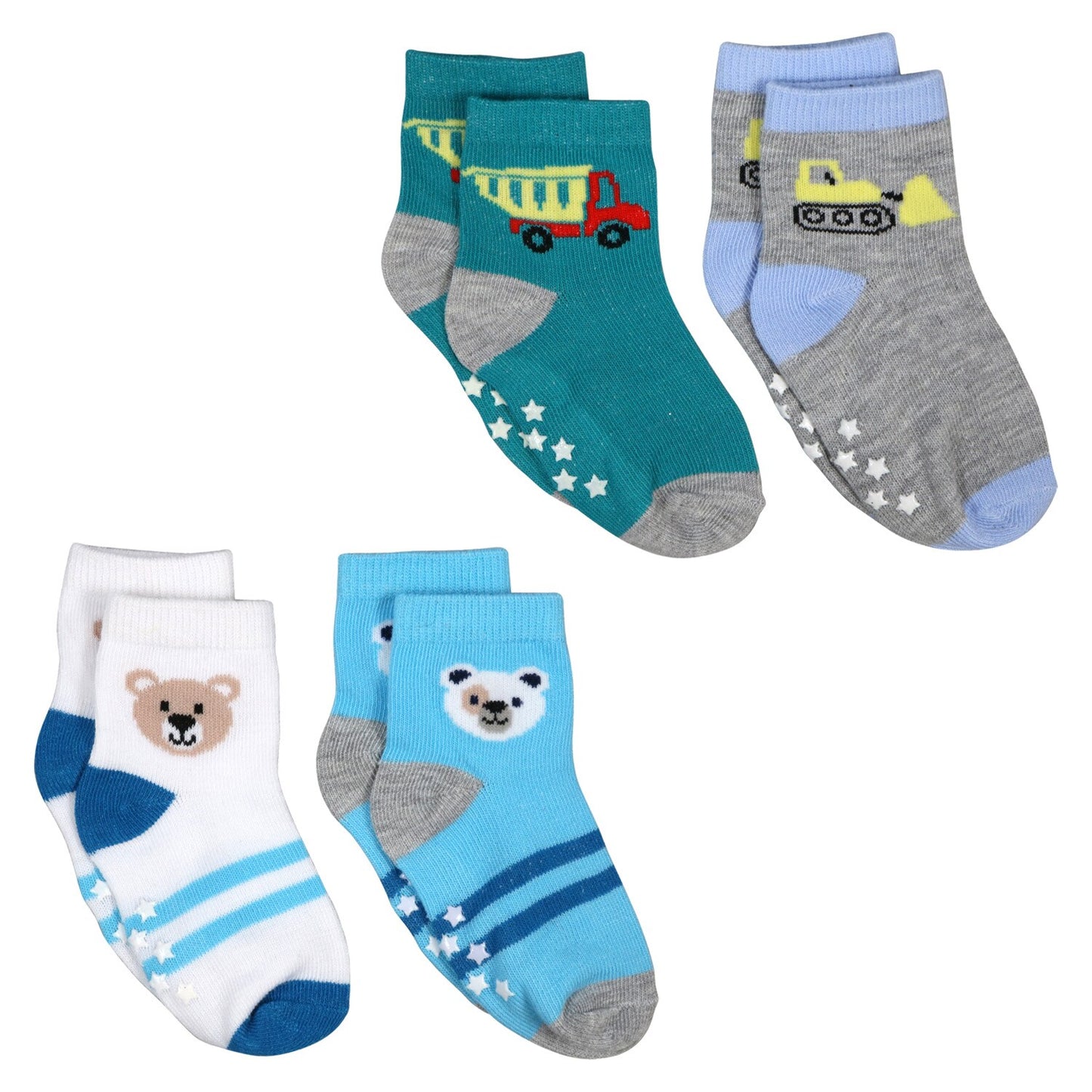 Angel of Mine Kids' Fashion Ankle Socks, 2 Pair Packs (Pack of 36)