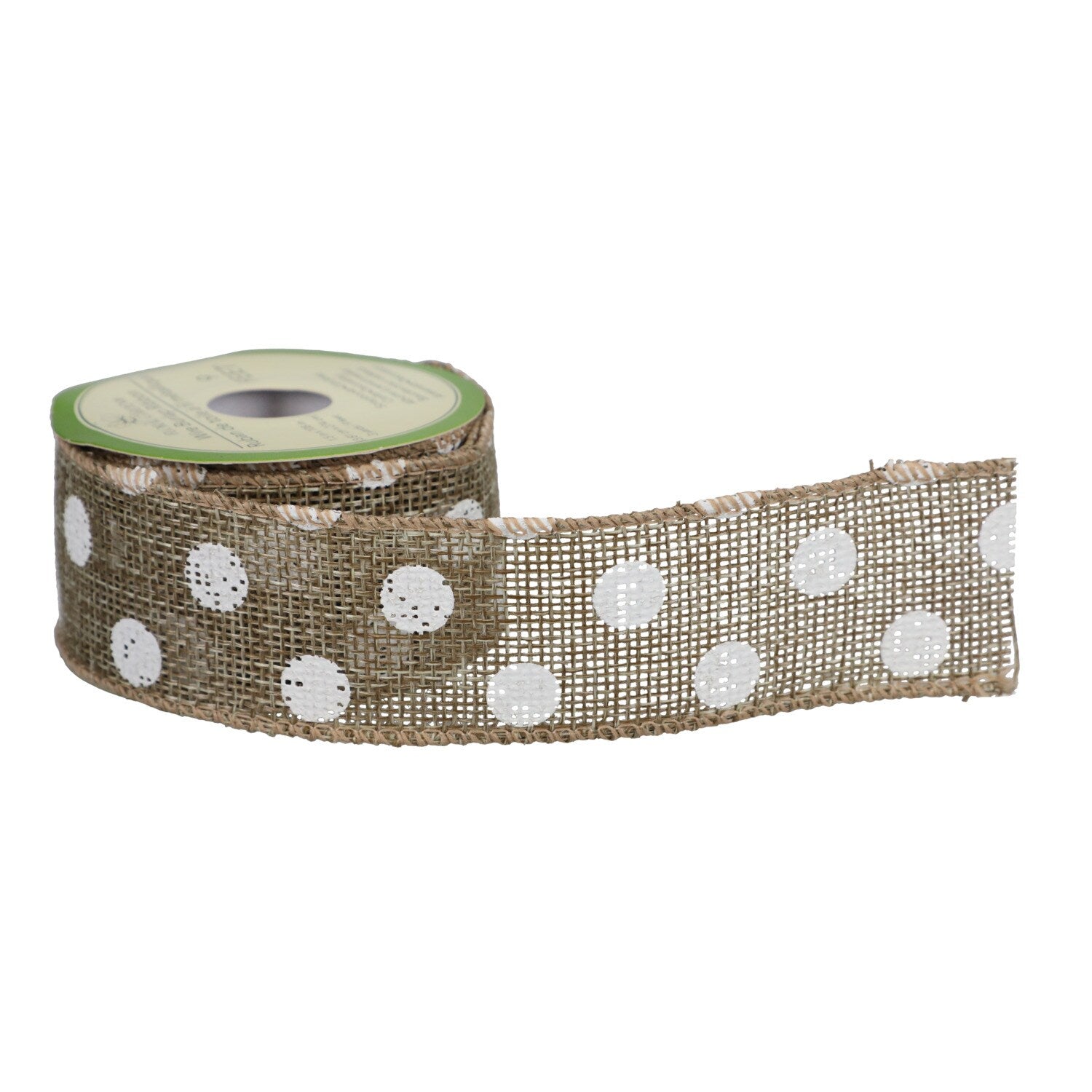 Floral Garden Rustic Pattern Wired Burlap Ribbon, 3 yd. Rolls (Pack of 15)