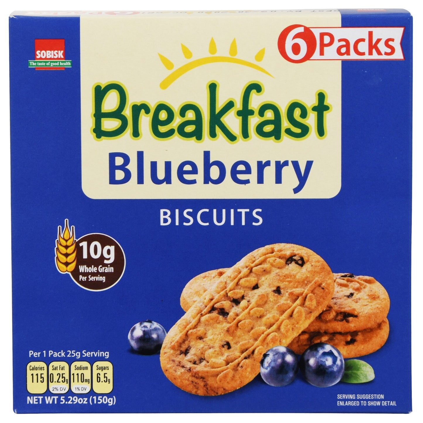 Blueberry Breakfast Biscuits, 6-ct. Packs (Pack of )