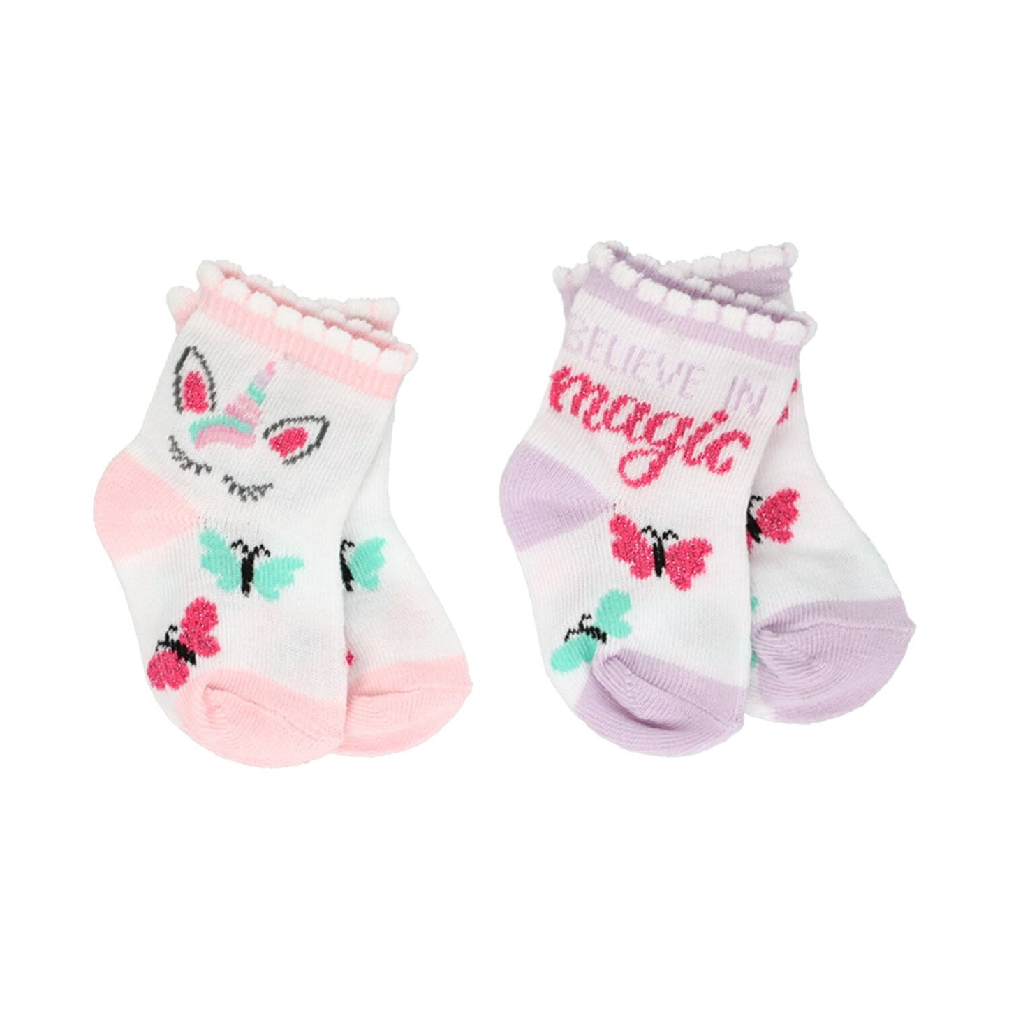 Baby Socks with Lurex, 2-pair (Pack of 36)