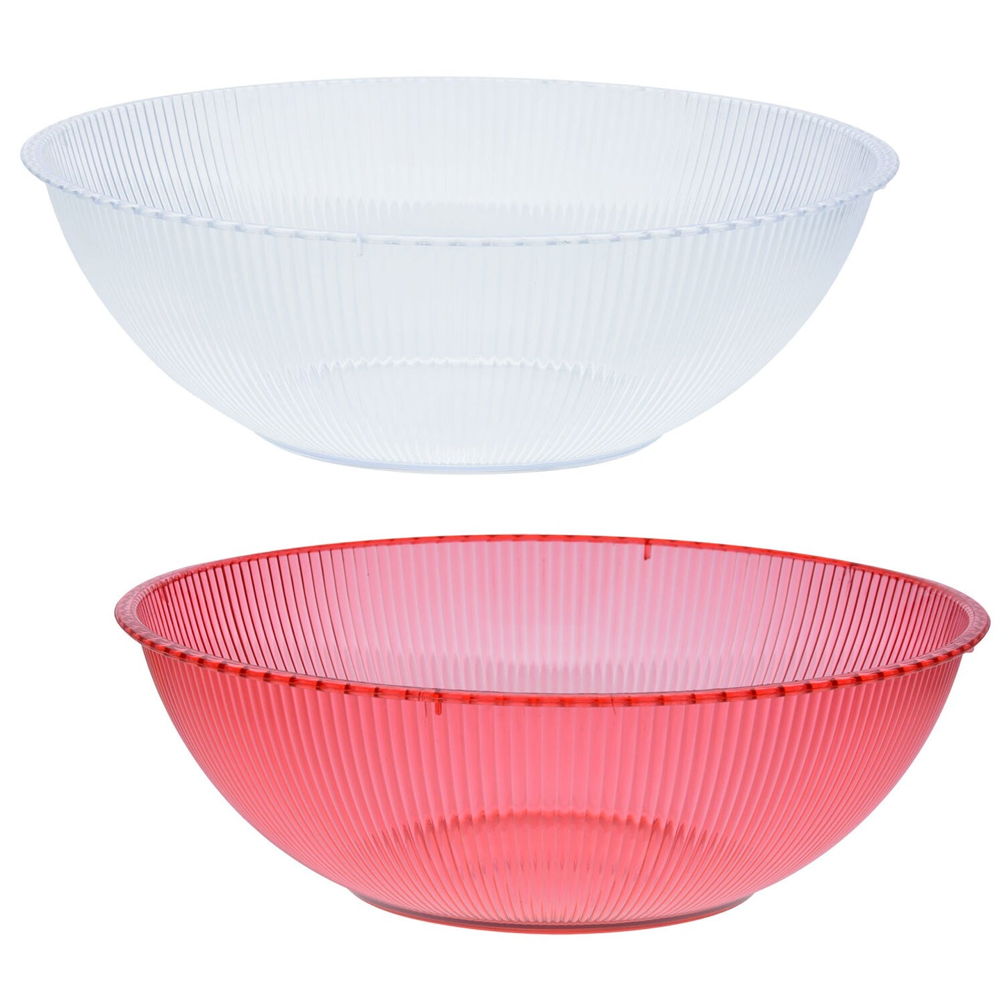 Translucent Plastic Serving Bowls, 10.5 in. (Pack of 36)