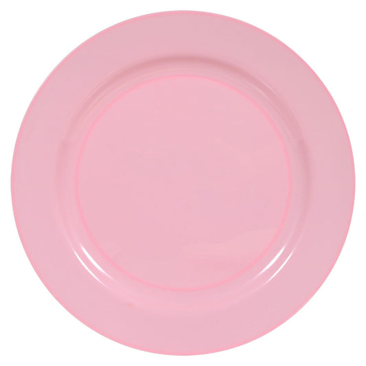 Solid Pink Plates, 4-ct. Packs (Pack of 24)