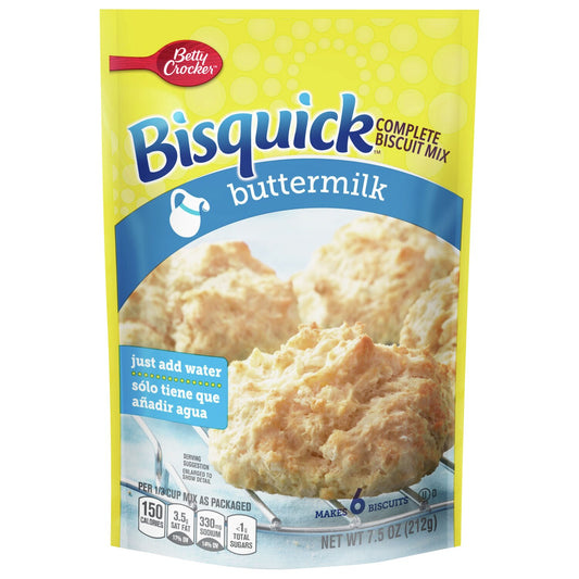 Bisquick Buttermilk Complete Biscuit Baking Mix, 7.5-oz. Bags (Pack of 9)