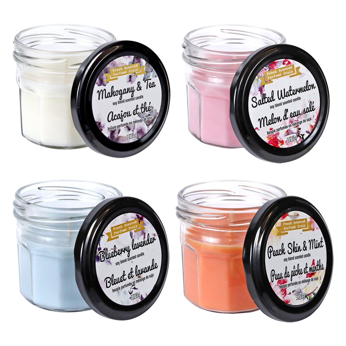 Sweets Jam-Style Jar Candle , 3 oz. (Pack of 12)