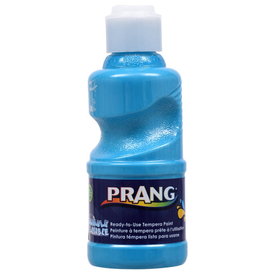 Prang Tempera Turquoise Paints, 8 oz. (Pack of 6)