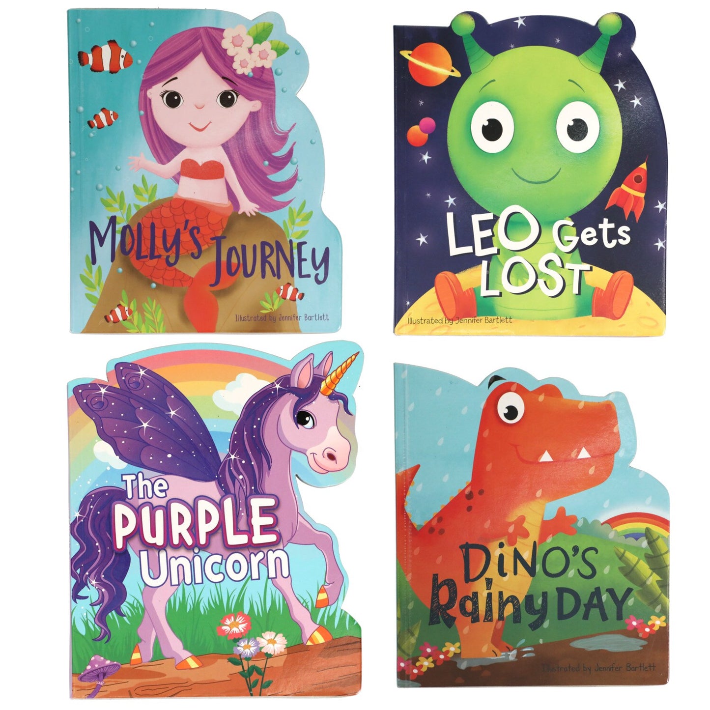 Fantasy Board Books for Kids, 10 Pages (Pack of 24)