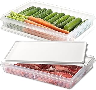 Set of 2 Airtight Deli Food Storage Containers
