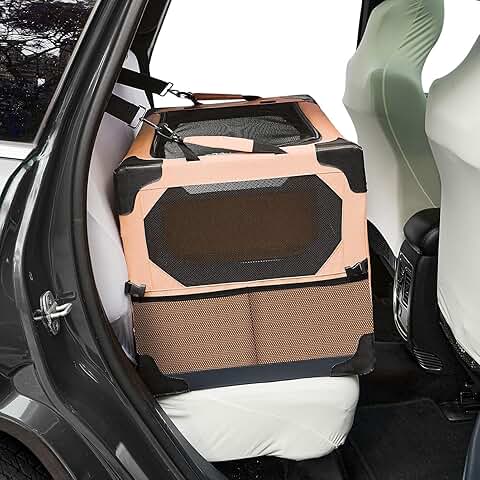 Collapsible 26-Inch Dog and Cat Travel Crate
