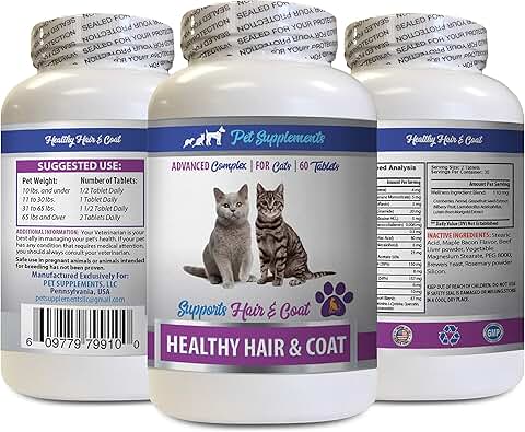 Healthy Hair and Coat Supplement for Cats