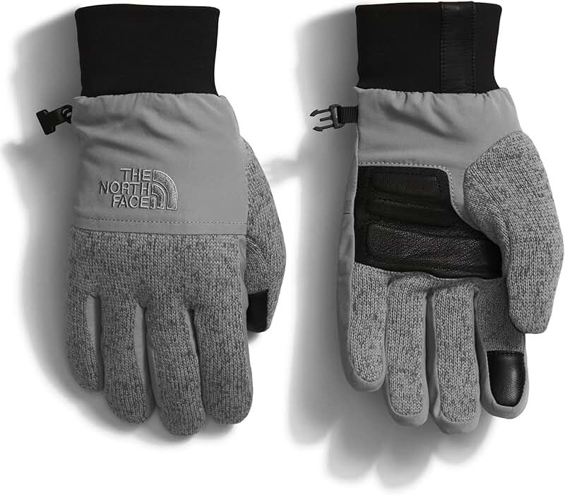 Men's Water-Resistant Leather Gloves with Fleece Lining