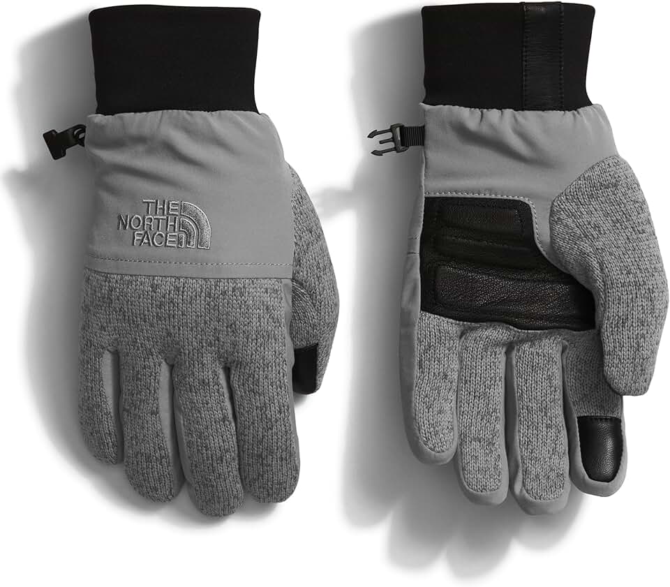 Men's Water-Resistant Leather Gloves with Fleece Lining