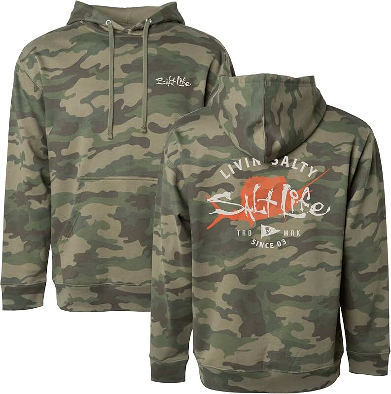 Men's Camouflage Salty Sailin Hoodie