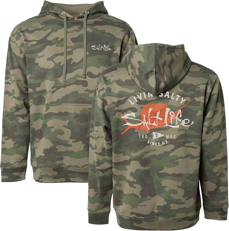 Men's Camouflage Salty Sailin Hoodie