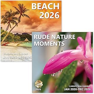 2026 Wall Calendar with 12 Months from January to December