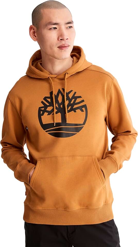 Men's Hooded Sweatshirt with Tree Logo