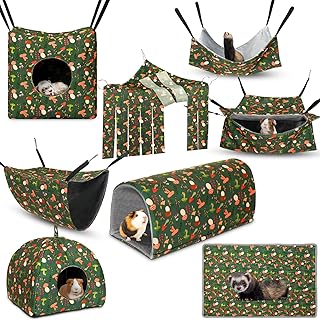 8-in-1 Ferret Hammock Set for Small Pets