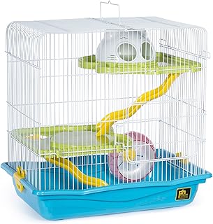 Medium Blue Hamster Cage