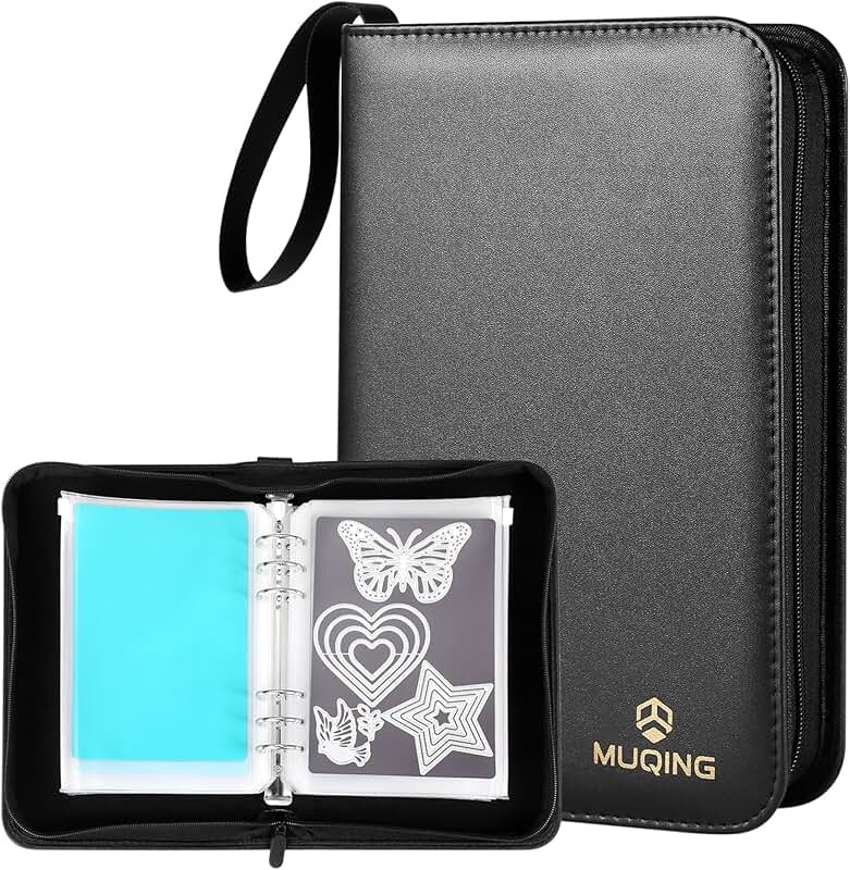24 Magnetic Sheets and Storage Bags for Stamps and Dies