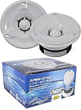 Marine Grade Waterproof Tweeter, 600 Watts, White