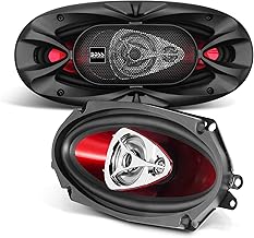 4x10 Inch Car Door Speakers, 400W, Coaxial, Full Range