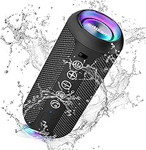 Portable Waterproof Bluetooth Speaker with Deep Bass