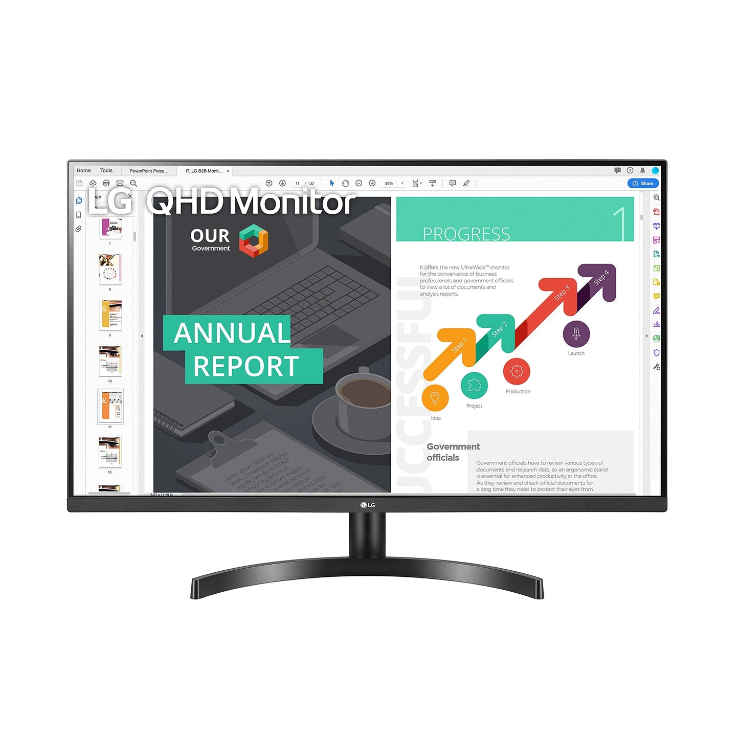 32QN600-B 32-Inch QHD (2560 x 1440) IPS Monitor with HDR 10, AMD FreeSync with Dual HDMI Inputs, Black