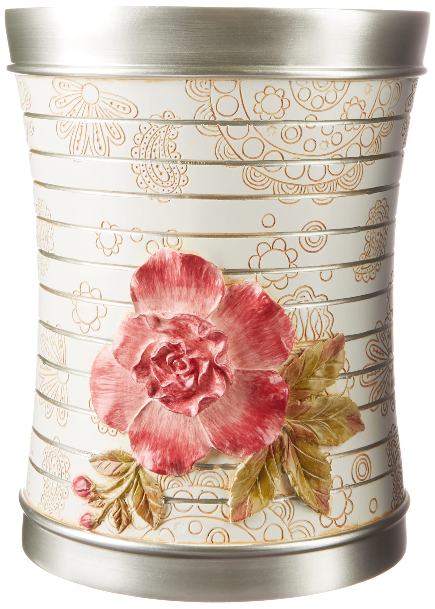 Madeline, Waste Basket, Beige