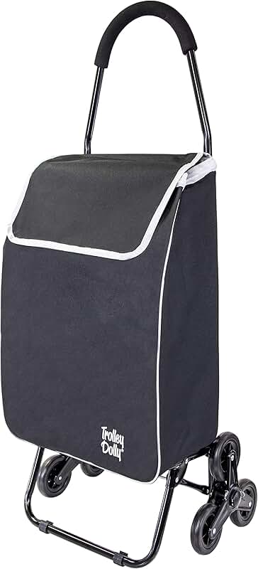 Foldable Multi-Use Trolley with Stair Climbing Wheels