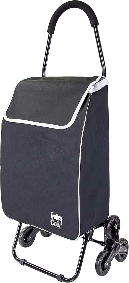 Foldable Multi-Use Trolley with Stair Climbing Wheels