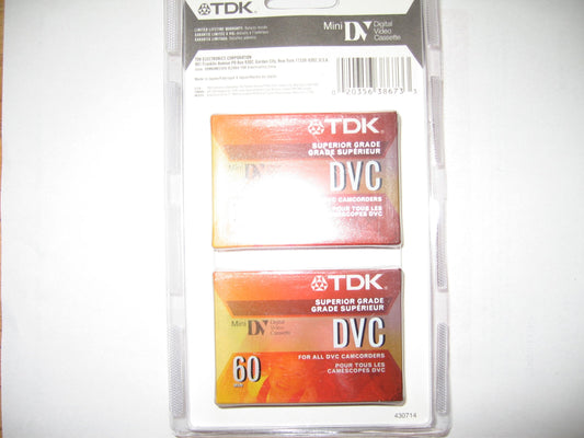 Digital Video Cassette 60 Min 4 Pk