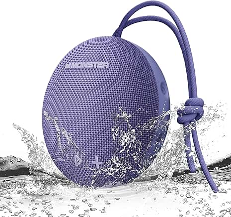 Waterproof Bluetooth Shower Speaker with Loud Sound