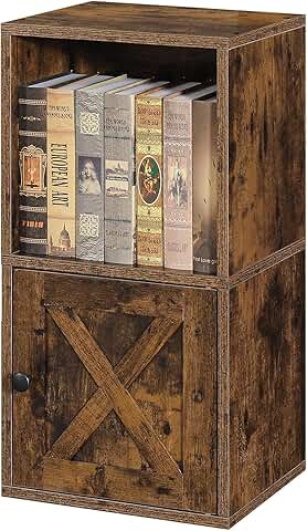 Stackable Wooden Cube Storage Organizer