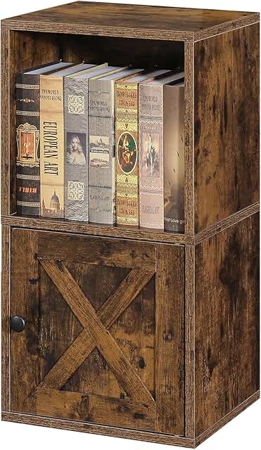 Stackable Wooden Cube Storage Organizer