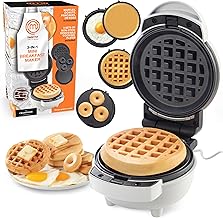 3-in-1 Mini Breakfast Maker for Eggs, Pancakes, Waffles