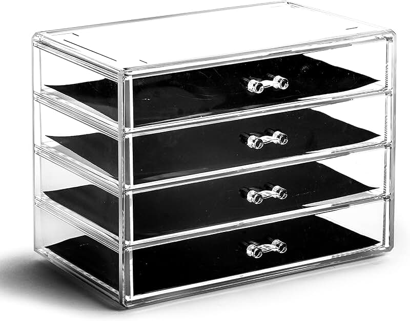 4 Drawer Makeup Organizer for Cosmetics