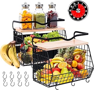 Magnetic refrigerator shelf with wood lid for storage