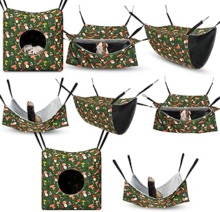 8 Pack Small Animal Hanging Tunnel and Bed