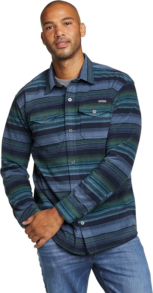 Men's Long-Sleeve Microfleece Shirt