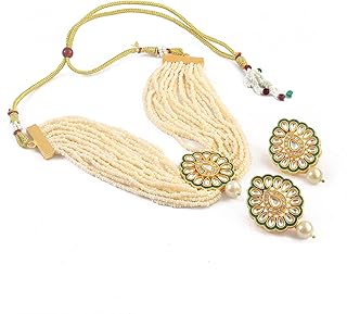 Indian Bollywood Necklace Set with Earrings