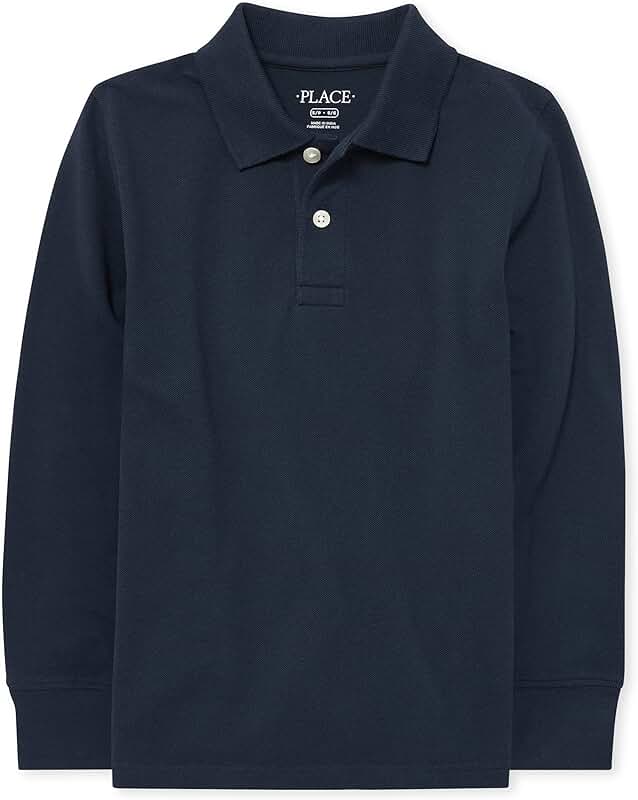 Long Sleeve Pique Polo for Boys