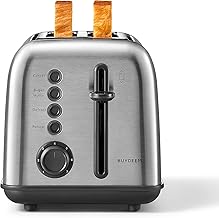 2-Slice Toaster with Wide Slots and Bagel Function