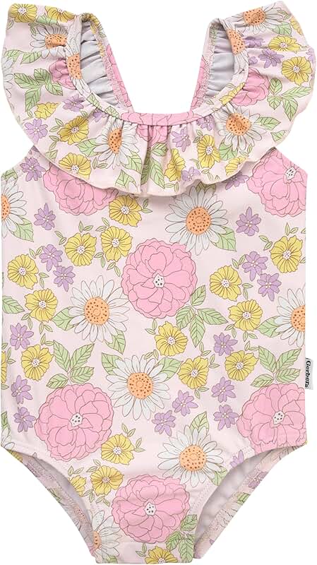 Girls' one-piece swimsuit