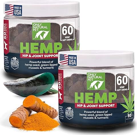 Natural Pet Hemp Hip & Joint Support for Dogs